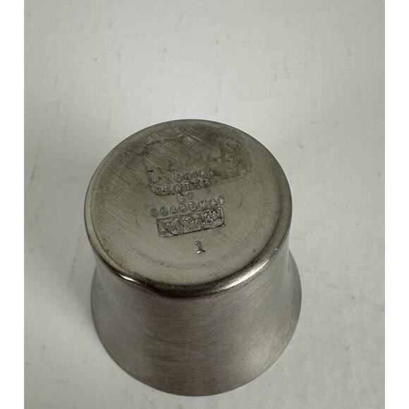 Pewter 4 1 oz Shot Cordial Glasses Boardman Collection #1 New Unboxed - Picture 10 of 13